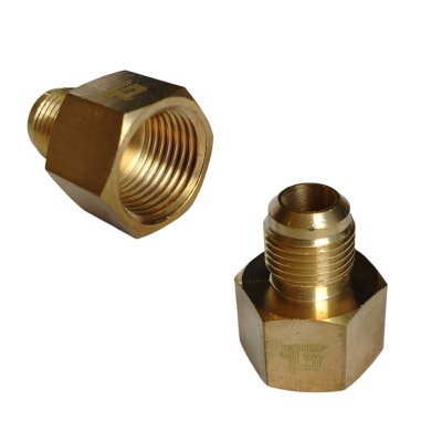 CONECTOR 1/2 HEMBRA NPT X 3/8 FLARE 45º