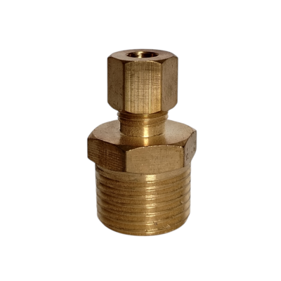 CONECTOR 3/8 MACHO NPT X 1/4 COMPRESION