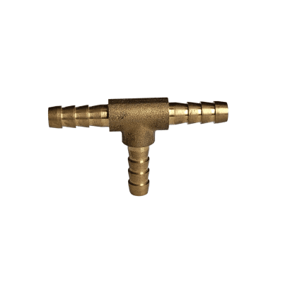 TEE BRONCE MANGUERA 1/4