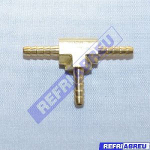 TEE BRONCE MANGUERA 1/8