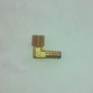 CODO BRONCE 3/8 MACHO NPT X 3/8 MANGUERA