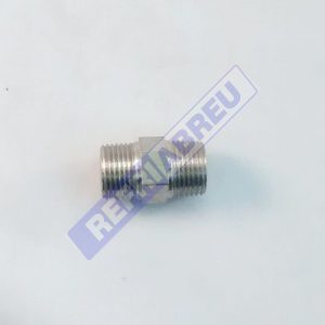 NIPLE NIQUELADO 3/8 M/NPT X 1-1/4 PULGADAS CENTRO