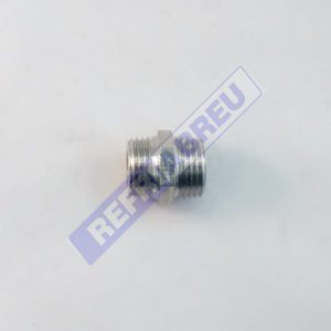 NIPLE NIQUELADO 1/2 M/NPT X 1'' C/CENTRO