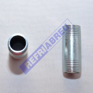 NIPLE NIQUELADO 1/2 M/NPT X 2''