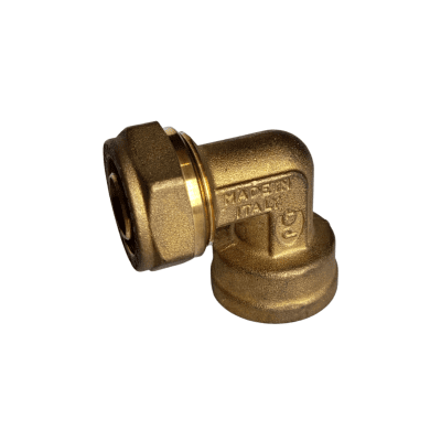 CODO BRONCE 3/8 HEMBRA NPT X 12 MILIMETROS COMPRESION