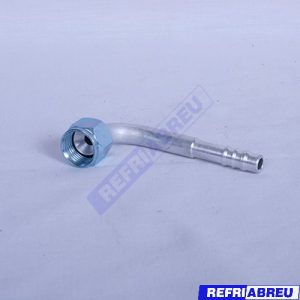 FITTING ALUMINIO CURVO 5/16 HEMBRA UNIVERSAL