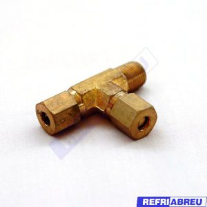 TEE COMBINADA 3/16 P X 3/6 P X 1/8 M/NPT