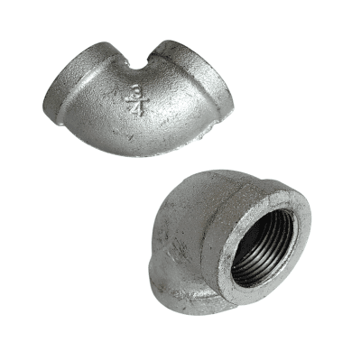 CODO GALVANIZADO HEMBRA NPT 3/4 PULGADA