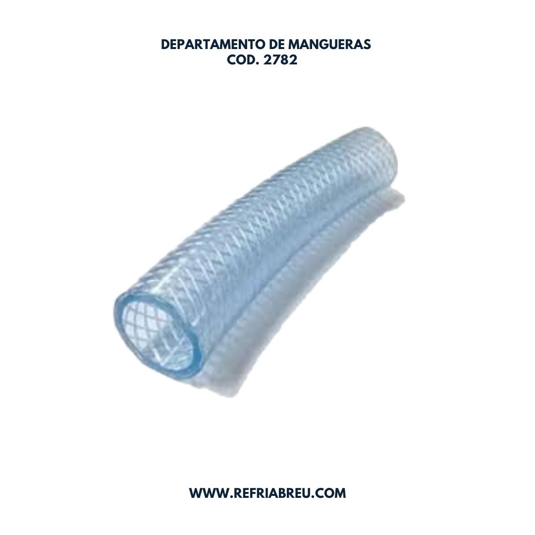MANGUERA TRANSPARENTE CON FIBRA BCA. 5/16''