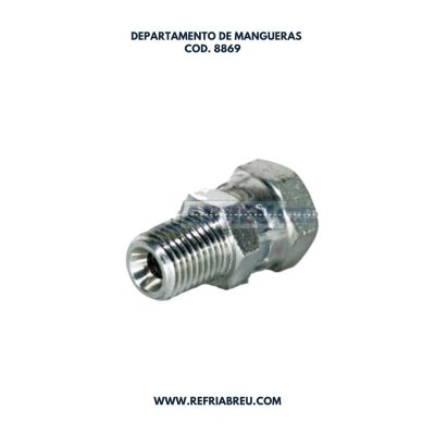 ADAPTADOR HIERRO 1/4 H/NPT MOVIBLE X 1/4 M/NPT