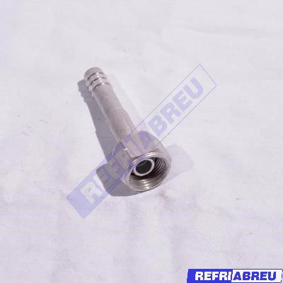 FITTING ALUMINIO RECTO 13/32 HEMBRA MM.