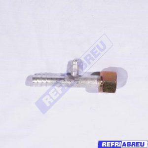 FITTING ALUMINIO RECTO 13/32 HEMBRA SERVICIO ORING