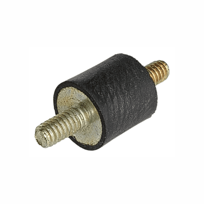 SOPORTE GOMA 1/4-55 X 19 MM. X 19MM. (ROSCA DOBLE)
