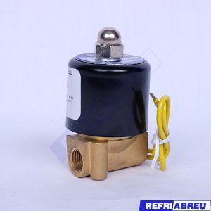 VALVULA SOLENOIDE COMBUSTIBLE 1/4 HEMBRA NPT 110 V.