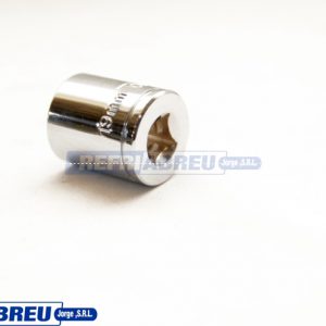 CUBO CROMADO 3/8 X 19 MILIMETROS HEXAGONAL