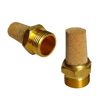 SILENCIADOR BRONCE 3/8 MACHO NPT