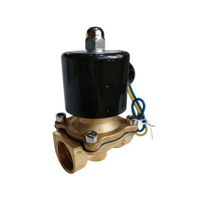 VALVULA SOLENOIDE COMBUSTIBLE 3/4 HEMBRA NPT 12 VOLTIOS