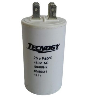 CAPACITOR BOMBA 25 MICROFARADIO 450 VOLTIOS