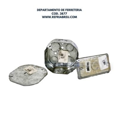 TAPA CIEGA DE METAL HEXAGONAL