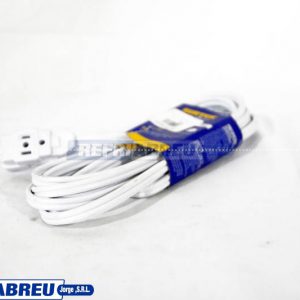 EXTENSION ELECTRICA BLANCA 06 PIES ALAMBRE NO. 16 SURTEK