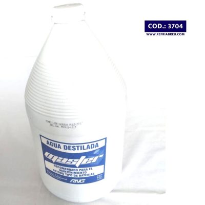 AGUA DESTILADA MASTER GALON 128 ONZA
