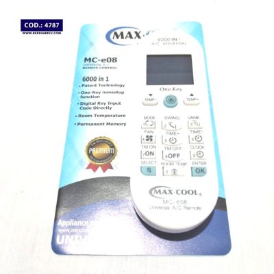 CONTROL REMOTO DE A/C 6000/1