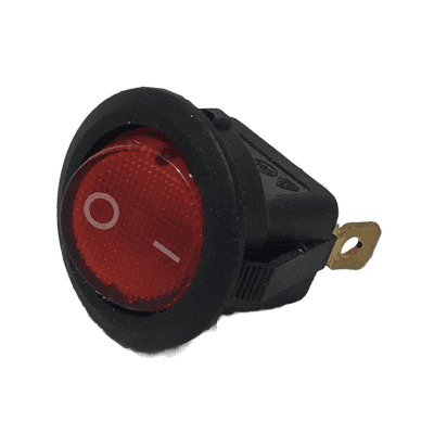 SWITCH TIC-TAC ENCENDIDO ROJO 3 P 6 AMP. 110V. 10 AMP. 220 V.