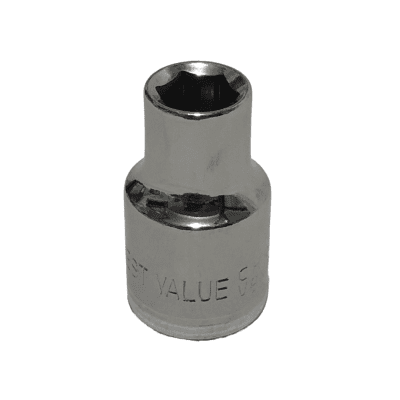 CUBO CROMADO 1/2 X 10 MM HEXAGONAL