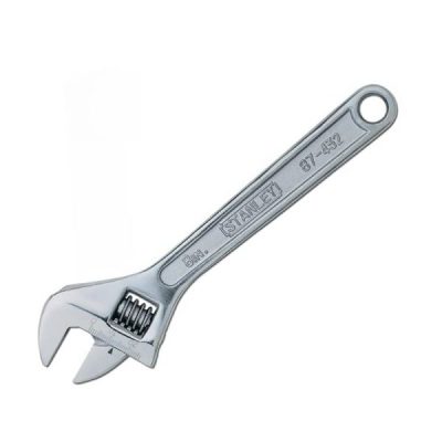 LLAVE AJUSTABLE STANLEY NUMERO 10 NIQUELADO
