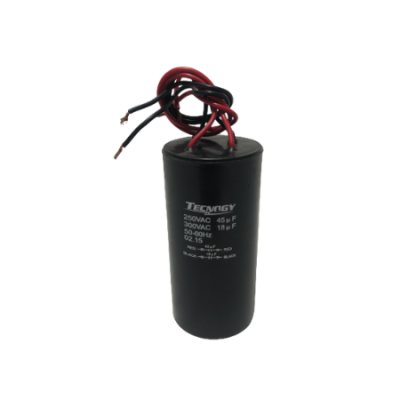CAPACITOR LAVADORA 40 + 14 UF 250-300 VOLTIOS