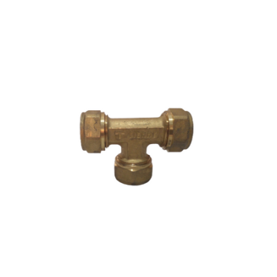 TEE BRONCE 18 MILIMETROS PRESION