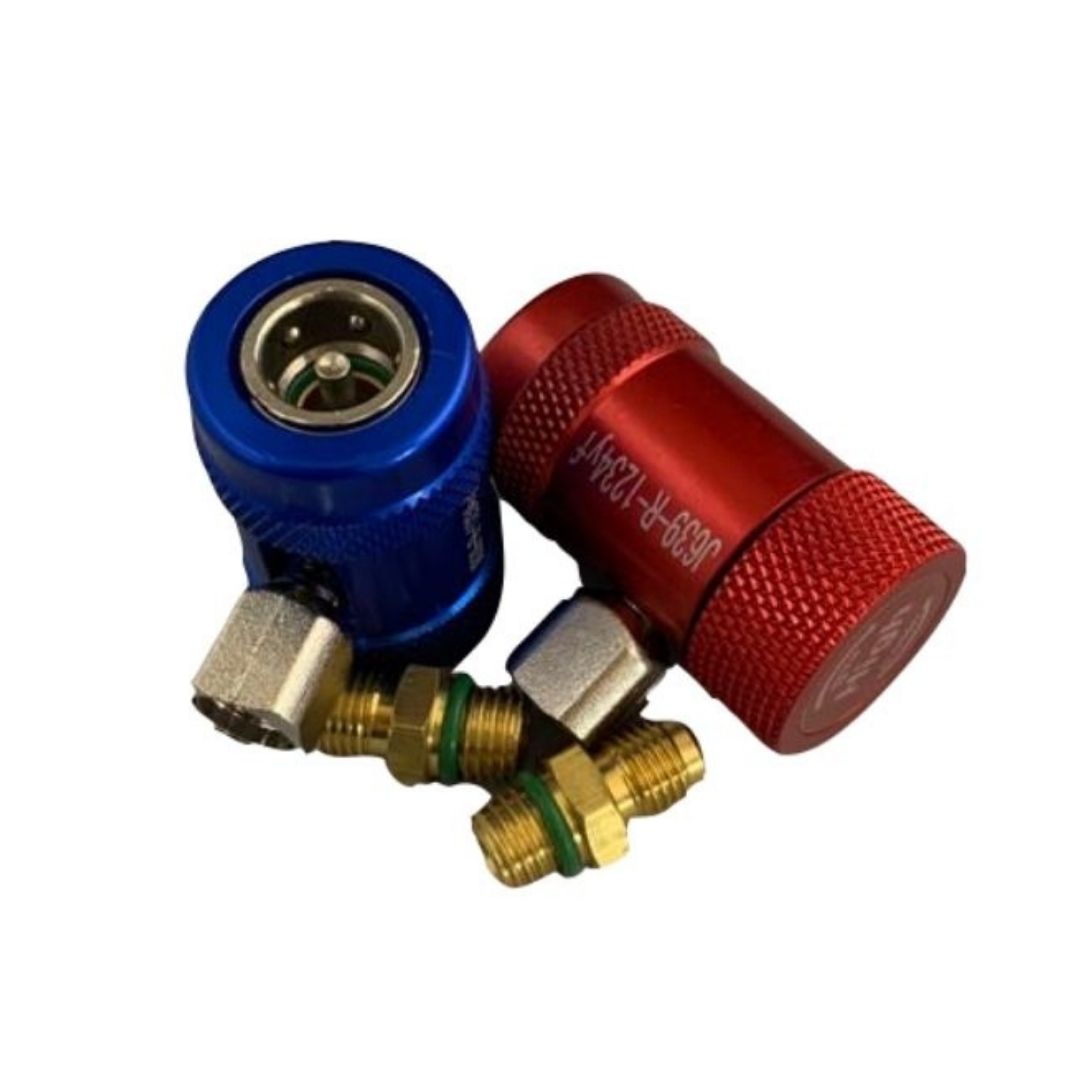 ADAPTADOR ACOPLE RAPIDO R-1234YF A R-12 ALTA & BAJA