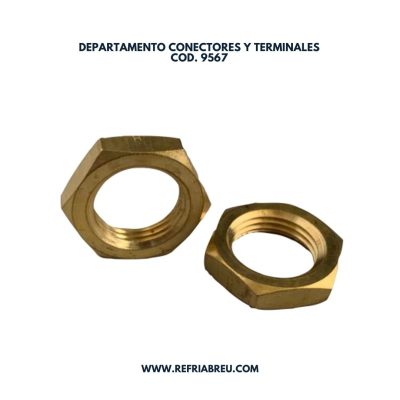 TUERCA BRONCE BLOQUEO 3/8 NPT