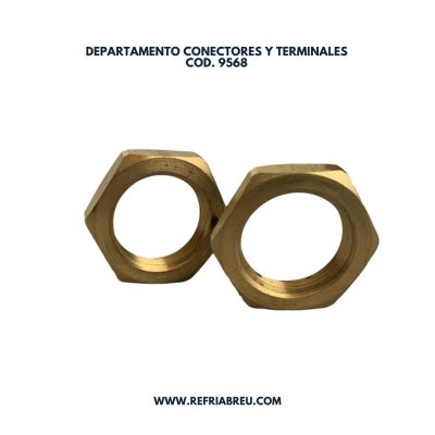 TUERCA BRONCE BLOQUEO 1/2 NPT