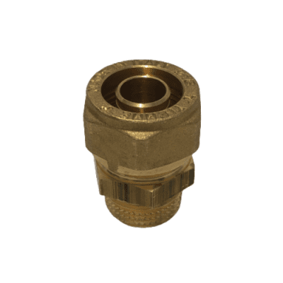 CONECTOR BRONCE 1/2 MACHO NPT X 18 MILIMETROS PRESION