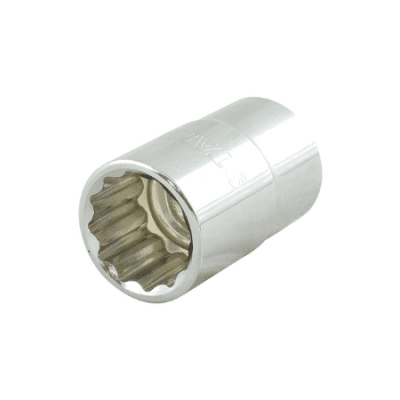 CUBO CROMADO STANLEY 1/2 X 17 MILIMETROS ESTRIADO