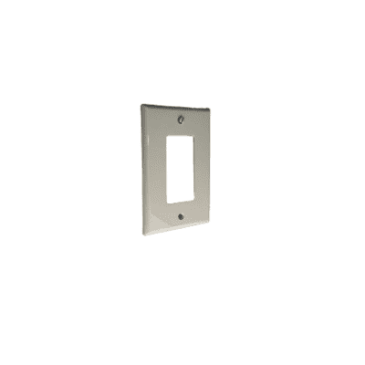TAPA PLASTICA TOMA COAXIAL ALMENDRA LEVINTON