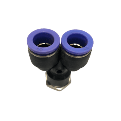 YEE PLASTICO COMBINADA 1/2 A.R. X 1/2 A.R. X 1/4 M/NPT