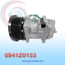 COMPRESOR AUTO CATERPILLAR SDH15 24 VOLTIOS 8PK OREJA TOMA TRASERA BLOQUE C/TAPA EC.