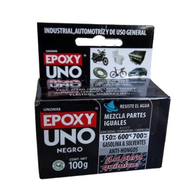 ACERO EPOXY UNO NEGRO 100 GRAMOS