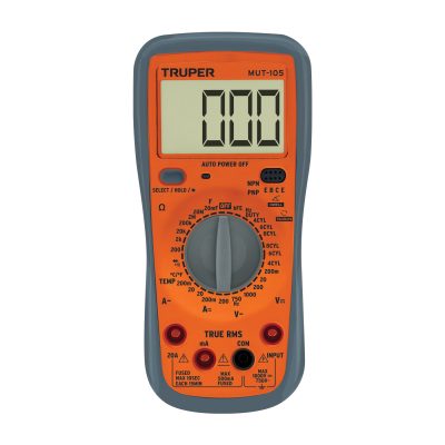 MULTIMETRO TESTER DIGITAL AUTOMOTRIZ TRUPER