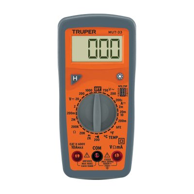 MULTIMETRO TESTER DIGITAL BASICO TRUPER
