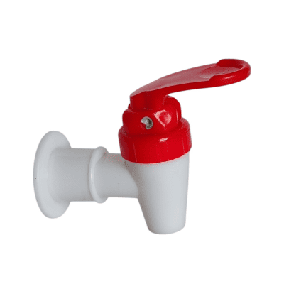 LLAVE BEBEDERO 3/8 HEMBRA PALANCA ROJA