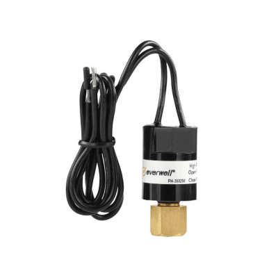 SWITCH ALTA TIPO CEBOLLA AIRE 1/4 H/FLARE (550 PSI OFF/OPEN 265 PSI ON/CLOSE) R-410