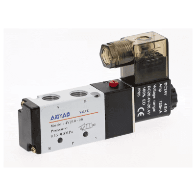ELECTROVALVULA NEUMATICA 5/2 1/4 H/NPT DC 24V.