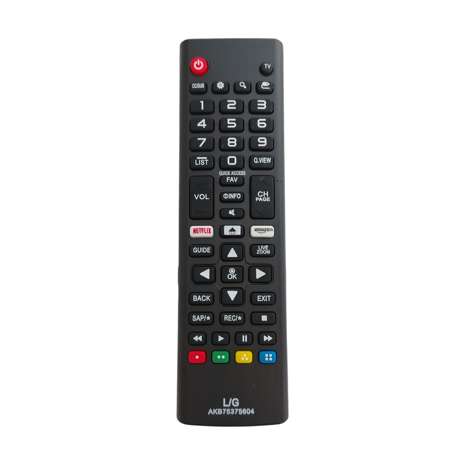 CONTROL REMOTO PARA TELEVISION LG SMART TV CON NUMERO
